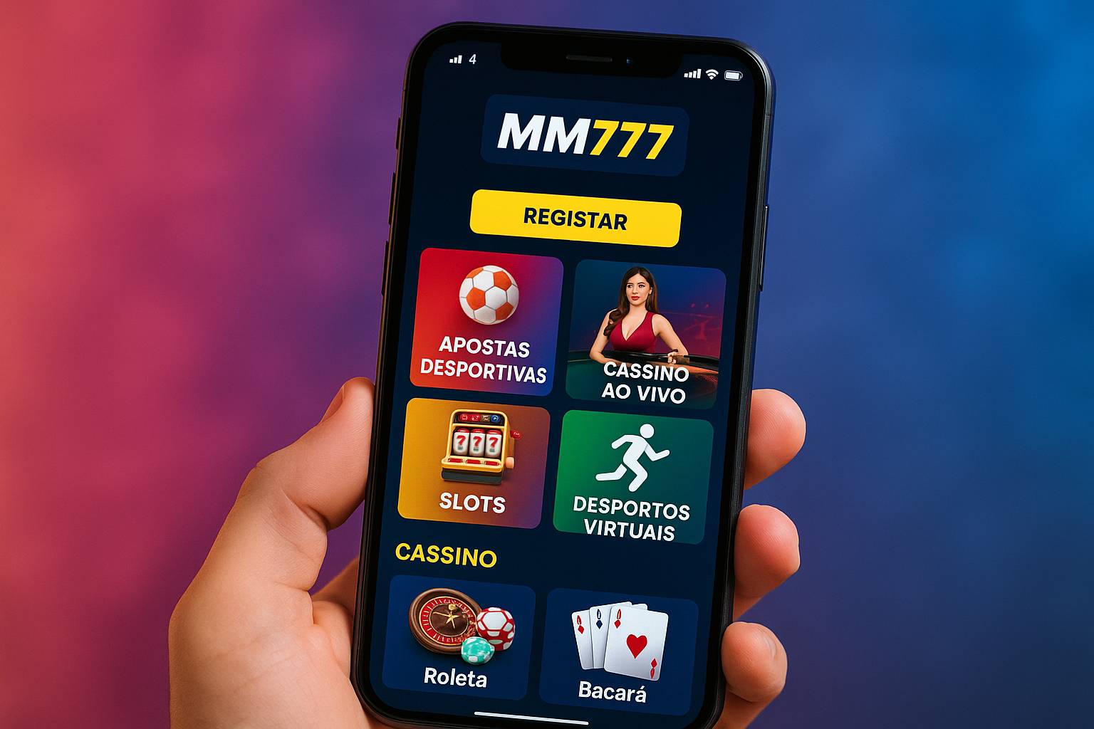 Baixar o MM777Cassino App