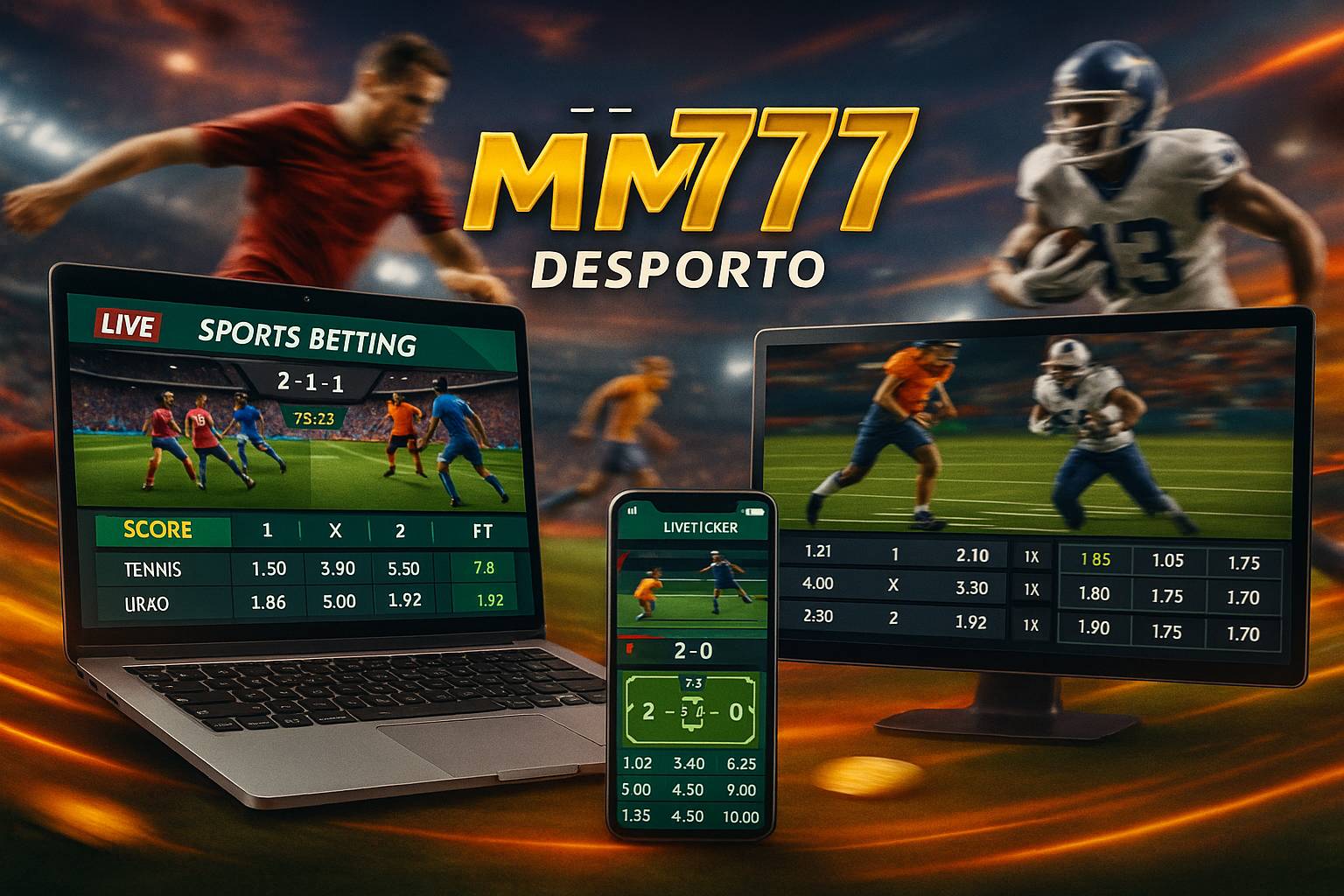 Aposte em apostas esportivas no cassino online MM777