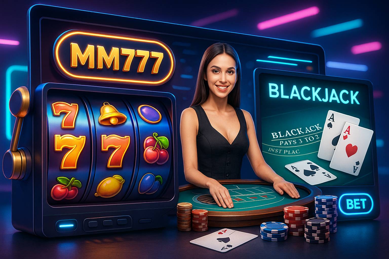 Jogos de cassino online MM777