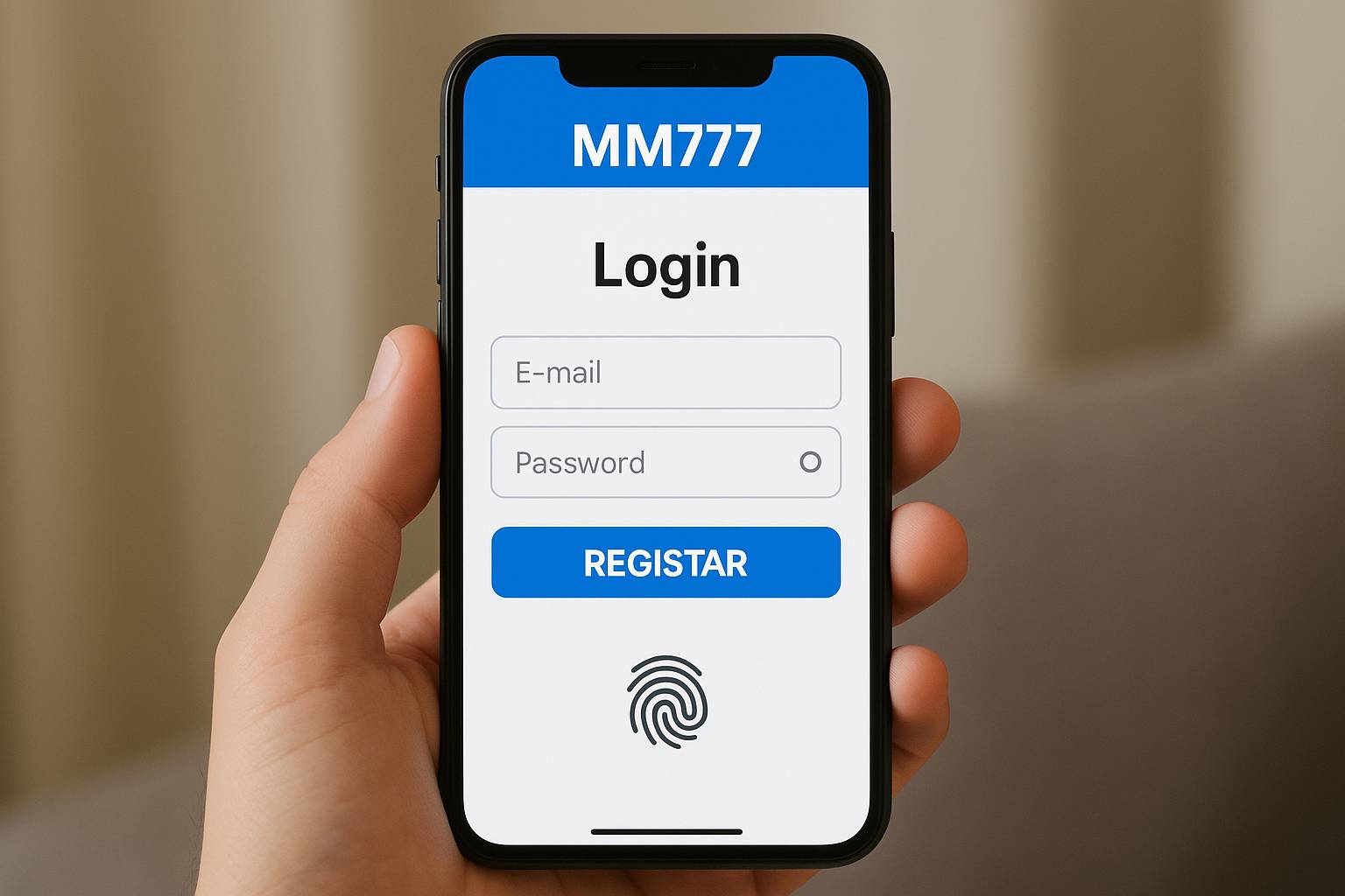 Não Perca tempo, o rRgistro na site MM777